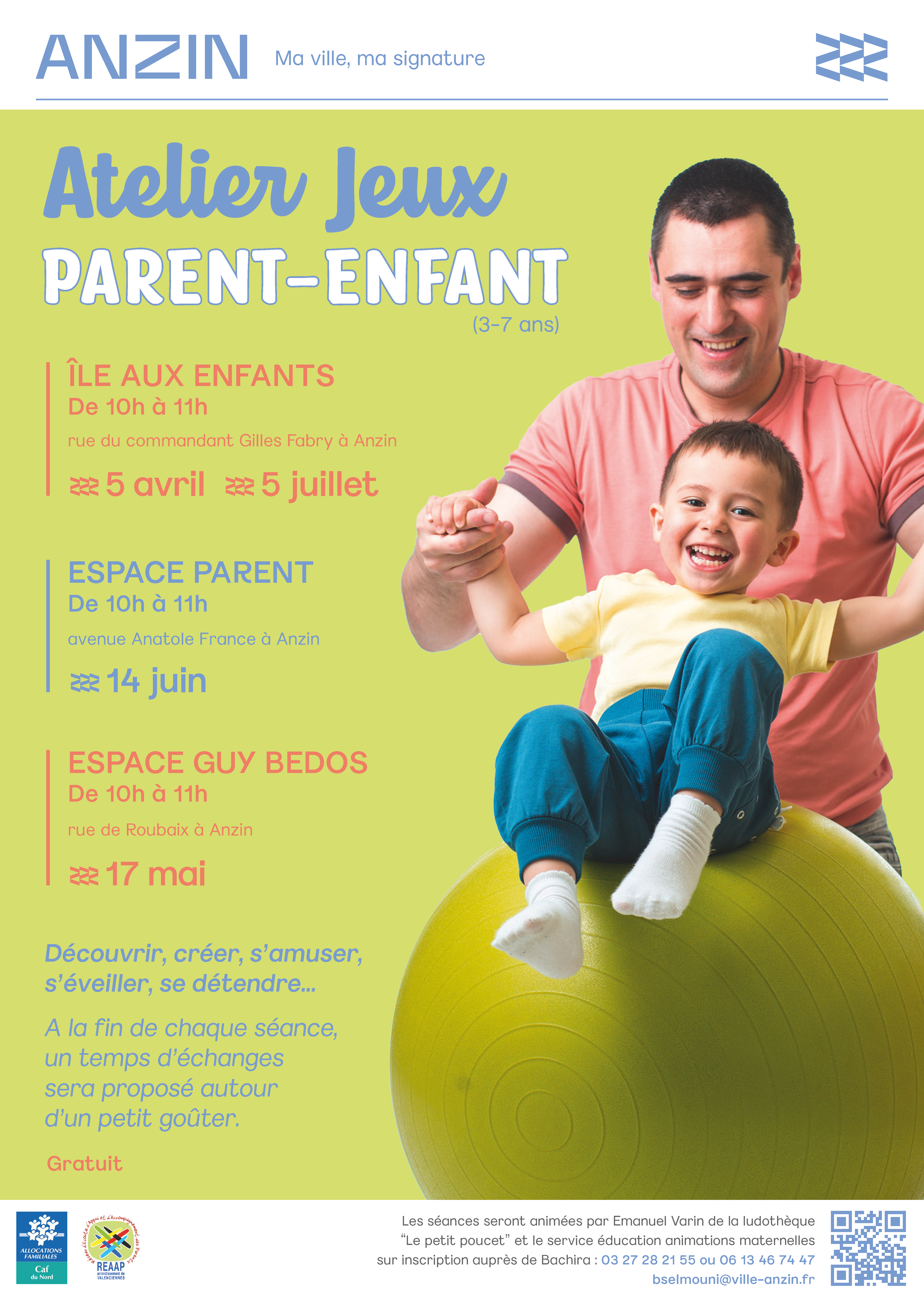 Ateliers Jeux parent-enfant